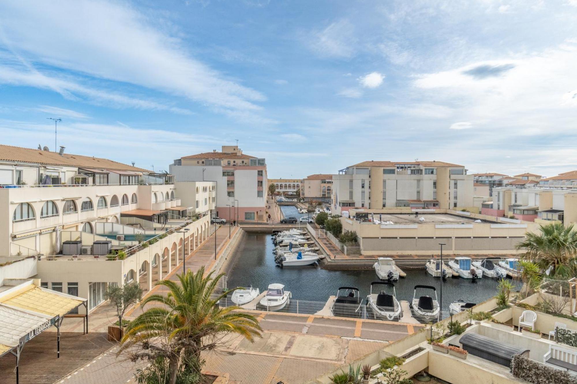 Appt T2 Cabine Clim Parking Privee Vu Mer Sète Dış mekan fotoğraf